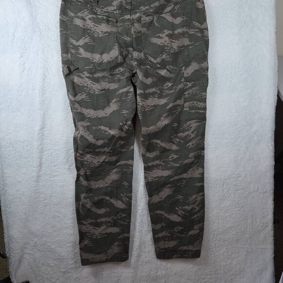 Abercrombie & Fitch Men's Camo Loose Ripstop Utility Pants Green Size 33x32 - Picture 5 of 6